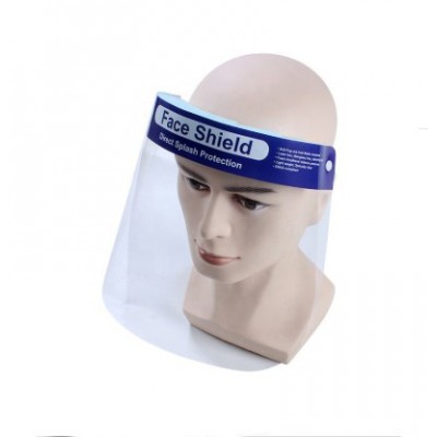 Medical Protective Safety Plastic Anti Fog Full Face Shield Full Clear Disposable Protection Visors Face Shield Face Two Sides Antifog Coating Film Manufactory